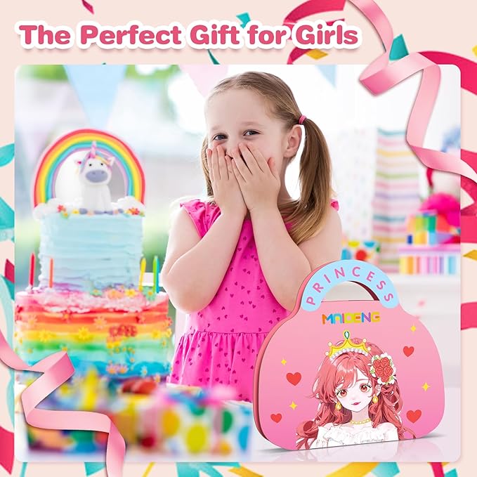 👑✨Libro Interactivo de Princesas para Maquillar y Decorar🌈
