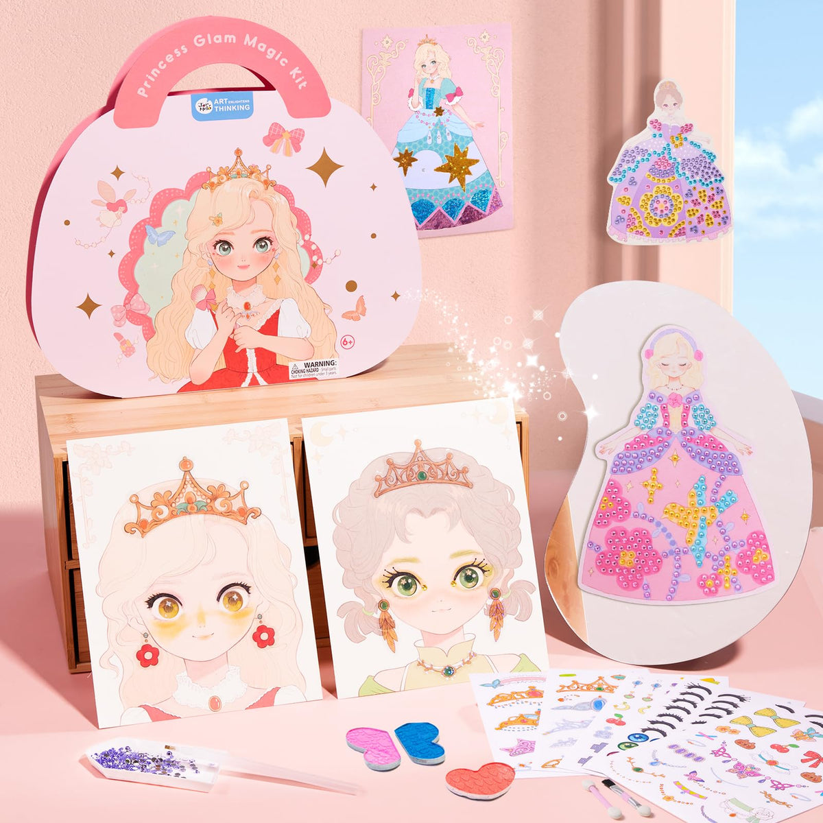 👑✨Libro Interactivo de Princesas para Maquillar y Decorar🌈